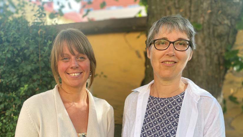 Utbildningsledare Maria Hovstadius och arbetsterapeut Christina Nordström på Samariterhemmet i Uppsala.