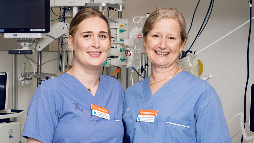 Therese Lindberg och Ingrid Berggren. Foto: Jonas Malmström
