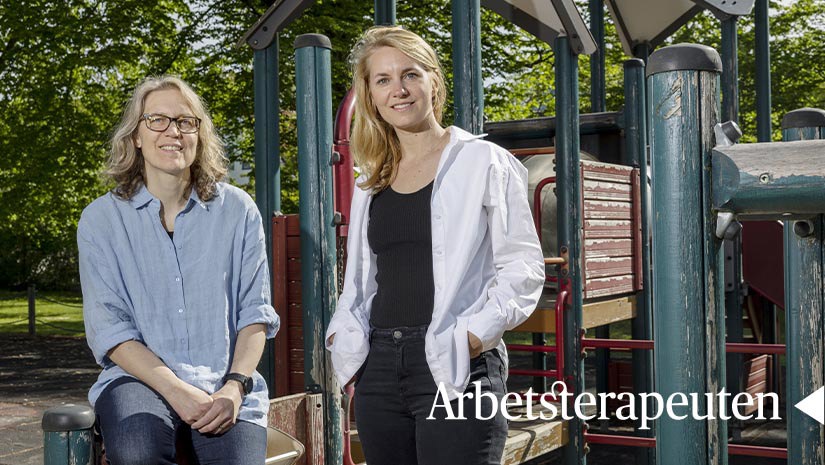 Specialpedagogen Johanna Påhlstorp och arbetsterapeuten Malin Höjman