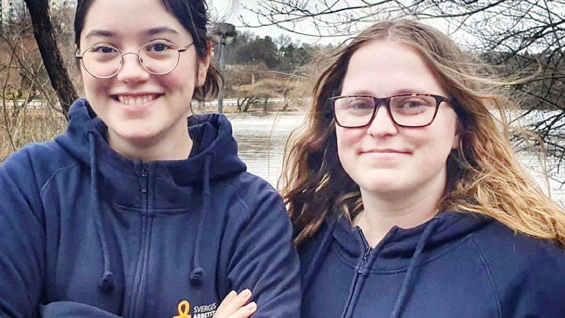 Isidora Vera Valencia och Jennifer Johansson