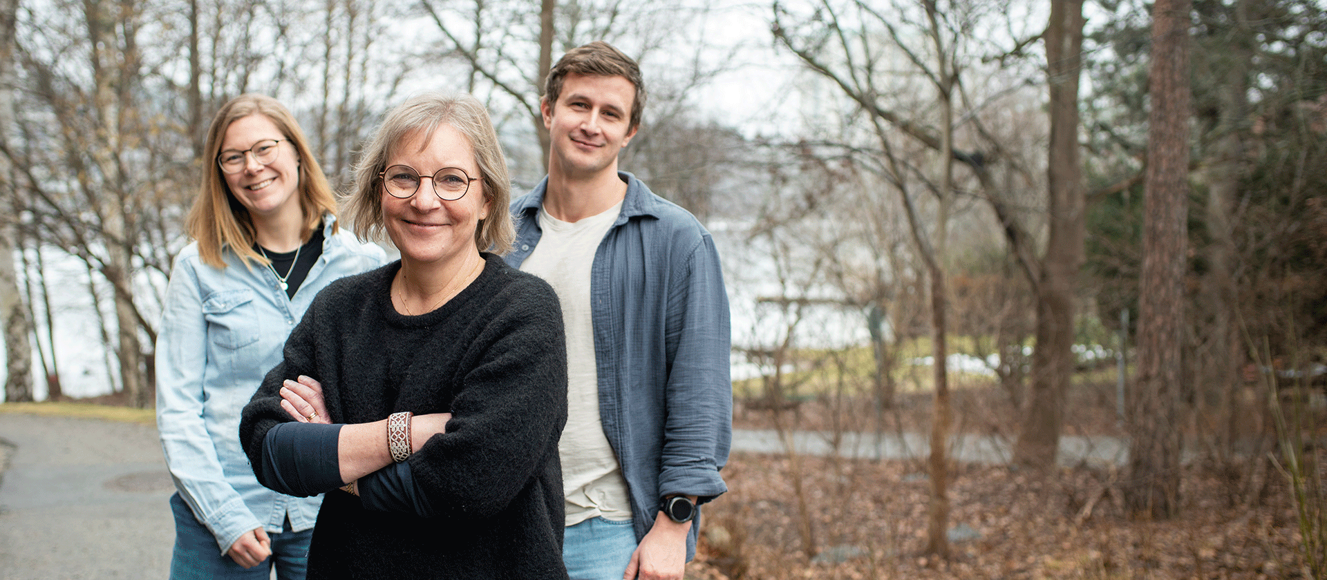 Linnea Kjell, Gabriel Walter och Helena Millkvist